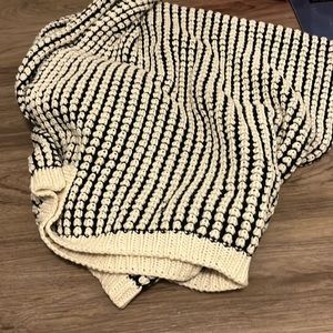 Indigo throw blanket